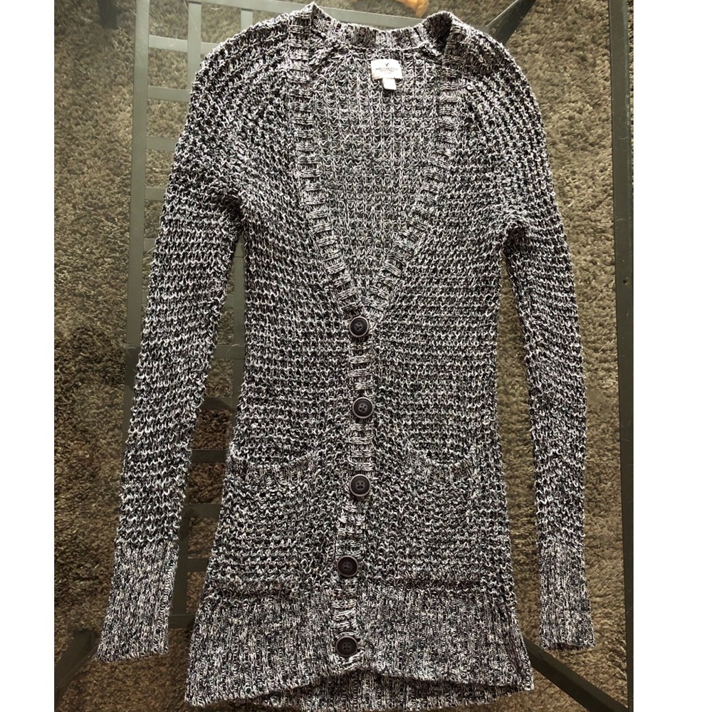 MAKE AN OFFER Long button down cardigan
